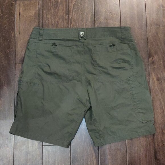 Kuhl Men's Ramblr 10" Hiking Shorts In Driftwood Green SIZE 38 - Picture 2 of 4